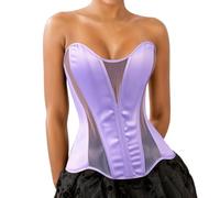 Corset Deguisement Femme Corset Vampire, Corsets Femmes Bustier Victorien Dentelle Push-Up Embroidered Ventre Plat Grande Taille Robes De Soirée Halloween Elegant Haut