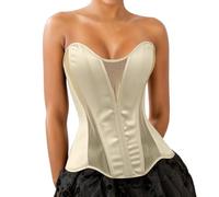 Corset Deguisement Femme Corset Vampire, Corsets Femmes Bustier Victorien Dentelle Push-Up Embroidered Ventre Plat Grande Taille Robes De Soirée Halloween Elegant Haut