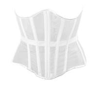 Corset Femme Princesse Bustiers et Corsets Elastique Ceinture Lacets Vintage Medieval Renaissance Steampunk Brocart Dentelle Broderie Bustier Classique pour Halloween Carnaval