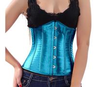 Corset Femme Ventre Plat Ceinture Corset - Soutien Gorge Bustier Lacets en Plastique DéSossé Satin ÉPaules DéNudéEs Vintage Simple Grande Taille Gothique Palais