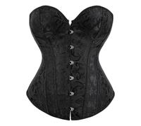 Corset Femme Ventre Plat Ceinture Sudation Gaine Cuir Seamless Respirant Costume Halloween Amincissante Brassiere Contrôle Tummy Ferme Corsets Pour Femmes Deguisement Fille Réglable Crochets