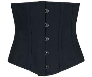 Corset Gothic de Gothicana by EMP - Serre-Taille Noir - S à XXL - pour Femme - noir M