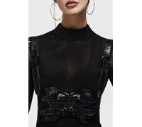 Corset Gothic de KIHILIST by KILLSTAR - Serpentrix Harness - XXL à M-L - pour Femme - noir XXL