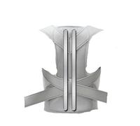 Corset magnétique, soutien dorsal réglable avec lisseur d'épaule pour enfants, adultes, femmes et hommes (vert clair, taille S)