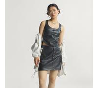 Adidas Originals Pleather Corset Sleeveless Top Noir 38 Femme
