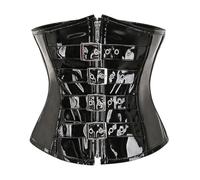 Corset pour femme - Corset - Ceinture amincissante - Avec fermeture éclair et ceinture de fermeture à crochet - Pour un usage quotidien et pour la mariée - Sous-vêtements de mariage, Noir , XS