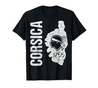 Corsica 1755 Île De Beauté Corse Vintage T-Shirt Graphique avec Valeur