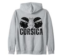 Corsica 1755 Tête De Maure Drapeau Corse Vintage Sweat à Capuche