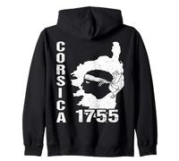 Corsica 1755 Tête De Maure Drapeau Corse Vintage Sweat à Capuche