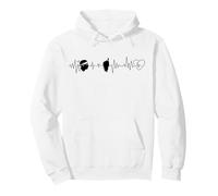 Corsica Battement De Coeur Tête De Maure Identité Corse Sweat à Capuche