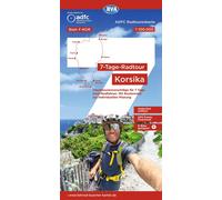 Corsica Cycling Map 7 Day Cycling Tour 1 NEUF