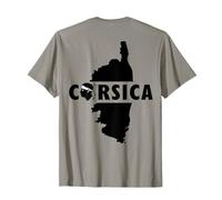 Corsica et Dessin Corse Dans le Dos Idée-cadeau Corse T-Shirt