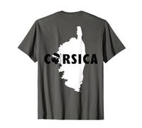 Corsica et Dessin Corse Dans le Dos Idée-cadeau Corse T-Shirt