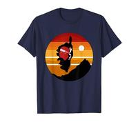 Corsica Île coucher de soleil et montagnes Carte Corse T-Shirt