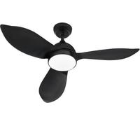 CORSICA Noir- Ventilateur de plafond Ø116cm 70W + éclairage LED