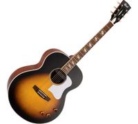 Cort CJ-Retro Vintage Sunburst Matte guitare électro-acoustique