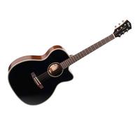 Cort Essence-OC4 Top Noir Semi-brillant Guitare folk