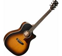 Cort GA1E Open Pore Sunburst Guitare Jumbo acoustique-électrique