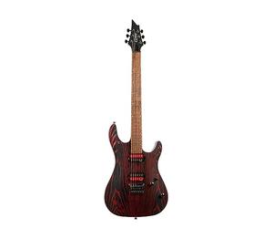 Cort KX300 Etched Black Red with EMG RetroActive Super 77 and Sand-Blasted Top
