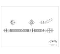 CORTECO 19032411 Flexible de frein