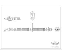 CORTECO 19032583 Flexible de frein