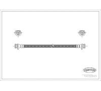 Flexible de frein Essieu arrière 19032893 CORTECO pour HONDA CRX III