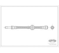 Corteco 19035284 Flexible de frein | Compatible avec: MERCEDES-BENZ VIANO, VITO / MIXTO Kasten, VITO Bus