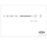 Corteco 49374753 Tube flexible et accessoires Frein