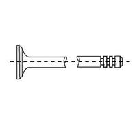 Soupape d'échappement côté échappement Bimétal 553991B CORTECO pour VW SEAT AUDI