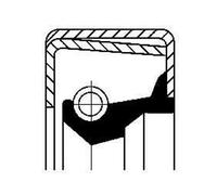 CORTECO Bague d'étanchéité moyeu de roue 12012564B NBR (caoutchoucs nitrile)