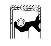 CORTECO Bague d'étanchéité moyeu de roue 19015050B à l'arrière pour TOYOTA NBR