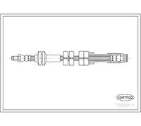 CORTECO Flexible De Frein Avant Pour FIAT Cinquecento Et FIAT Seicento/600