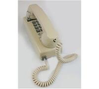 Cortelco 255444-vba27 F murale W/Flash/Message- Frêne/Itt-2554-27 F/