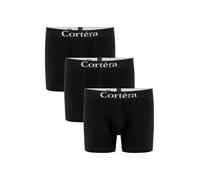 Cortera Boxers 'Jules' noir / blanc, Taille XL