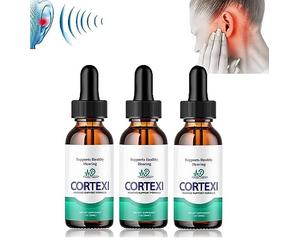 Cortexi Drops - For Ear Health,Hearing Support,Healthy Eardrum,Cortexi Hearing Support Drop,Cortexi Ear Drops,Cortexi Tinnitus Treatment,Helps with Eardrum Health,Promotes Auditory Clarity,30ml.(3Pcs)