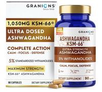 Granions Complément alimentaire Ashwagandha Bio 1200 mg - 60 comprimés