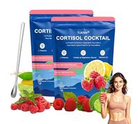 Cortisol Cocktail Pulver,Cortisol Super Calm,2026 New Super Cortisol,Cortisol Drink Blend Packets,Favorise la Détente et la Concentration,No Sugar,Vegan,Concentration and Sleep,Format Nomade (2 Sacs)