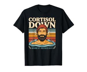 Cortisol Down Dopamine Up Mathématiques de l'eau Froide T-Shirt Graphique avec Valeur