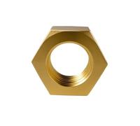 Cortnn 1-100 Pièces M1.4 .6 M2 .5 M3 M4 M5 M6 M8 M10 M12 M14 M16 M20 Écrou Hexagonal en Laiton Écrous Hexagonaux Filetés Métriques for Boulons Vis DIN934(M2 (100Pcs))