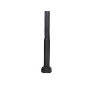 Cortnn 1/2 Pièces M5 M6 M8 M10 M12 Noir Grade 12.9 Acier Long Hexagone À Six Pans Creux Tête Vis Boulon Demi-Filetage(200mm,M12 x 1pcs)