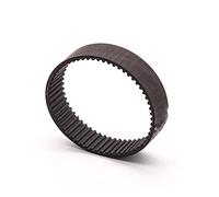 Cortnn 1 pc STS S2M 112mm-188mm Pas 2mm poulie de Distribution Ceinture Boucle fermée Caoutchouc Courroies de Distribution Largeur 6mm 10mm Courroie synchrone(10mm Width,112-S2M)