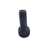 Cortnn 2-50pcs M1.6 M2 .5 M3 M4 M5 M6 M8 M10 À M16 DIN912 Noir Grade 12.9 en Acier Allié Hexagone Six Pans Creux Vis Tête Boulon(4mm,50pcs M2)