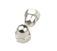 Cortnn Écrous À Capuchon Hexagonal en Acier Inoxydable 304, 2 50 Pièces, Bombés for Décoration M3 M4 M5 M6 M8 M10 M12 M14 M16 for Rivet De Finition Debout(M3x50pcs)