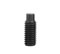 Cortnn Jeu De Douilles Hexagonales Noires M12-M16, Qualité 12.9, Pointe Vis, Boulon À Extrémité Convexe, 1/2/5 Pièces