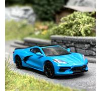 Corvette C8, Bleu - PCX 870211 - HO 1/87