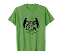 Corvid Crew Over Dude Crew Raven Lovers Squad T-Shirt, Homme, Herbe, M