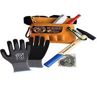 Corvus Ensemble d'outils A600116 Kids at Work avec ceinture cuir brun