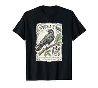 Corvus : Une étude Observations Illustration Corbeau d'halloween T-Shirt