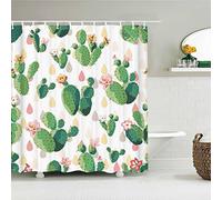 CORYBE Rideaux Douche 72" W x 94" H / 183 x 239 cm Tissu Ensemble de Décor de Salle de Bain avec 12 Anneaux de Rideaux Crochets