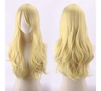 COS Anime Wig Perruque universelle multicolore 70 cm Cheveux longs bouclés Micro Curly Hair Cosplay Couleur : JF70-18